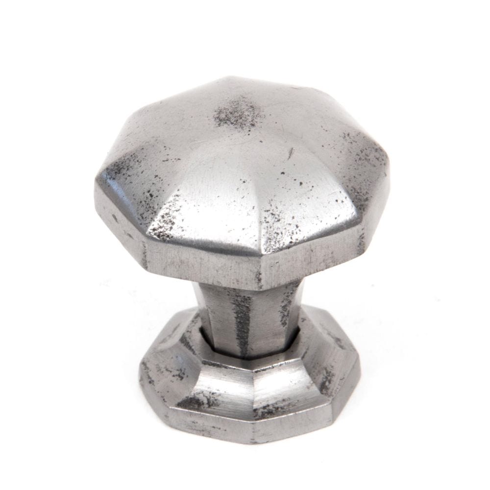 From The Anvil Cabinet Hardware Natural Smooth / Cabinet Knobs / Small From The Anvil - Natural Smooth Octagonal Cabinet Knob - Small