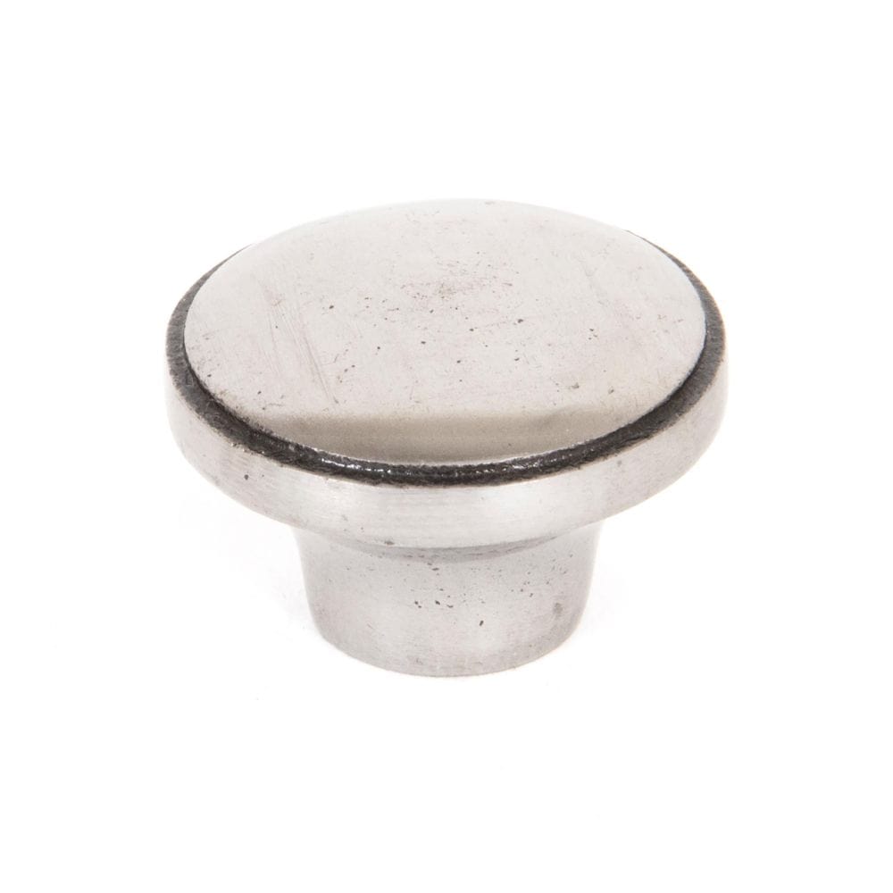 From The Anvil Cabinet Hardware Natural Smooth / Cabinet Knobs From The Anvil - Natural Smooth Ribbed Cabinet Knob
