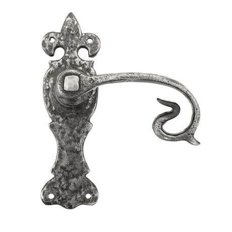 From The Anvil Door Furniture Natural Textured / Latch Handles From The Anvil - Natural Textured Curly Lever Latch Set
