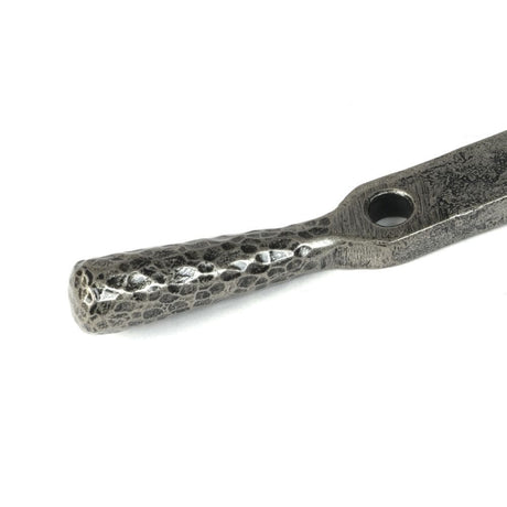 From The Anvil Window Furniture Pewter Patina / 10"/250mm From The Anvil - Pewter 10" Hammered Newbury Stay