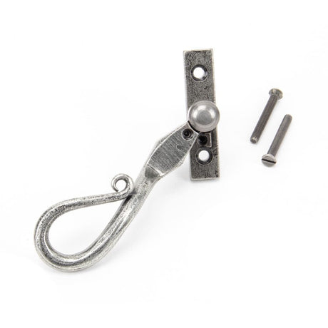From The Anvil Window Furniture Pewter Patina / Left Hand / Yes From The Anvil - Pewter 16mm Shepherd's Crook Espag - LH