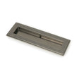 From The Anvil Door Furniture Pewter Patina / Flush Handle / Rectangular From The Anvil - Pewter 175mm Art Deco Rectangular Pull