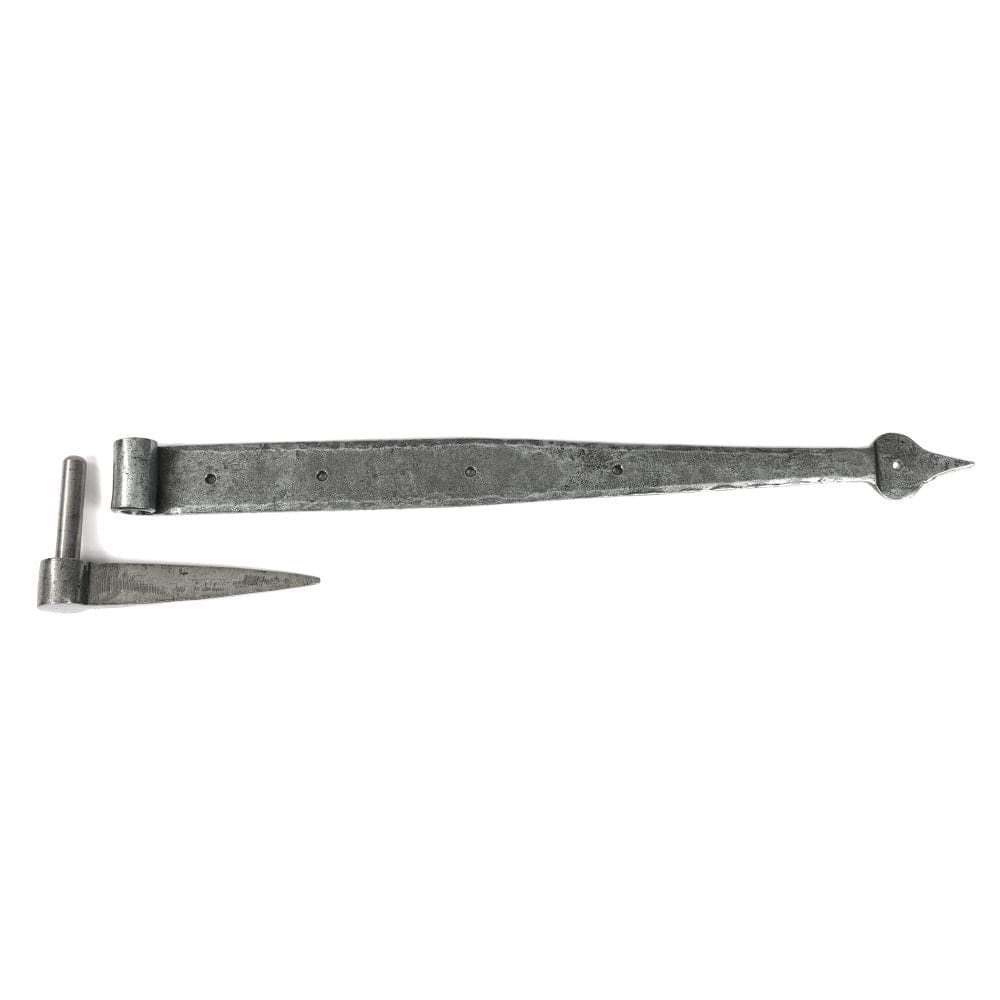From The Anvil Hinges Pewter Patina / Hook & Band Hinges / 4" x (102mm) From The Anvil - Pewter 24" Band & Spike Hinge (Pair)