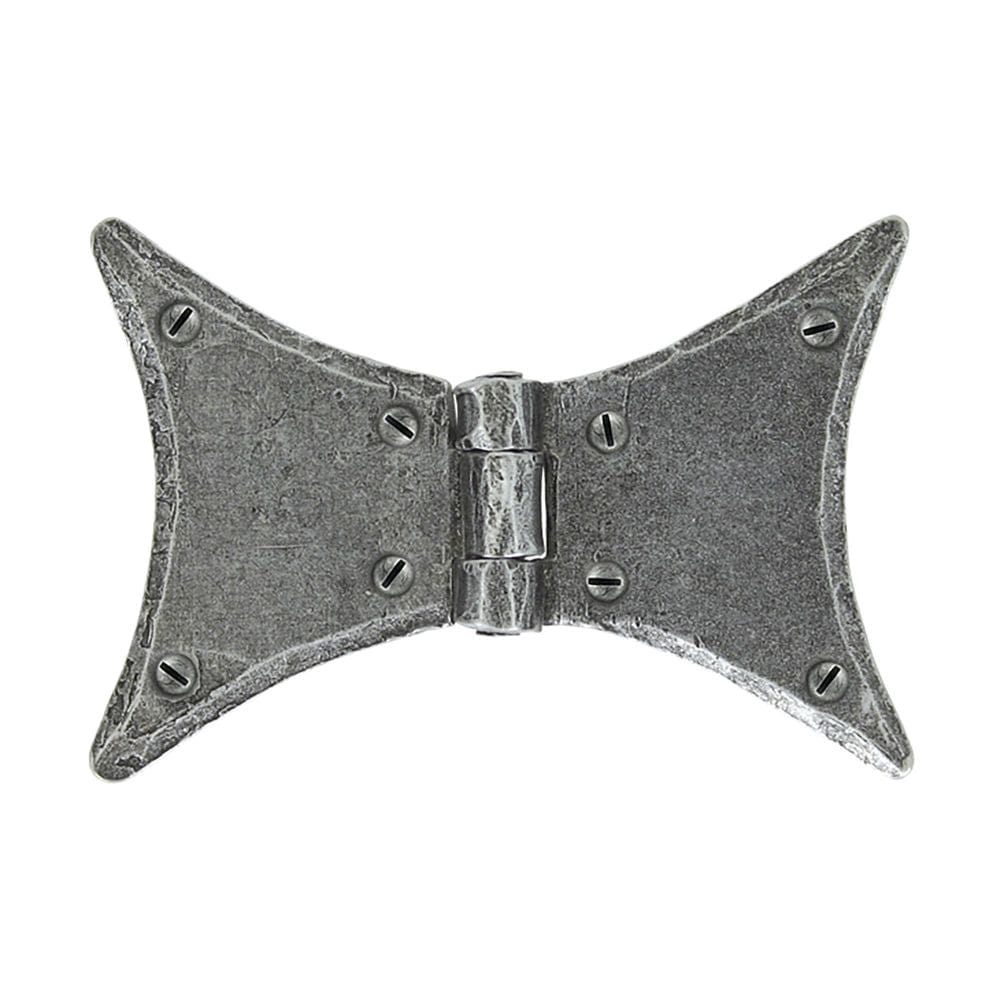 From The Anvil Hinges Pewter Patina / Butterfly Hinges / 3" (76mm) From The Anvil - Pewter 3" Butterfly Hinge (pair)