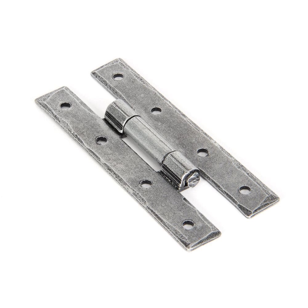 From The Anvil Hinges Pewter Patina / H & HL Hinges / 4" x (102mm) From The Anvil - Pewter 3 ¼" H Hinge (pair)