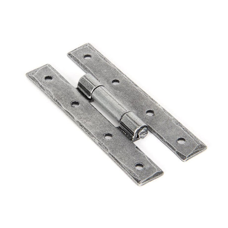 From The Anvil Hinges Pewter Patina / H & HL Hinges / 4" x (102mm) From The Anvil - Pewter 3 ¼" H Hinge (pair)