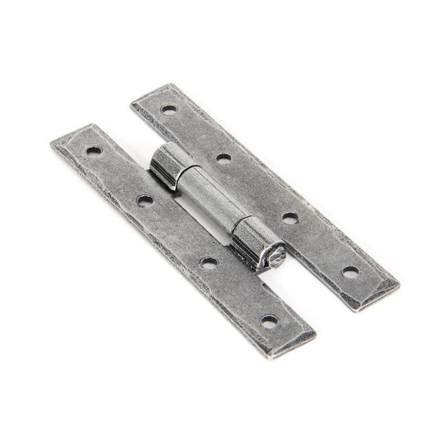 From The Anvil Hinges Pewter Patina / H & HL Hinges / 4" x (102mm) From The Anvil - Pewter 3 ¼" H Hinge (pair)