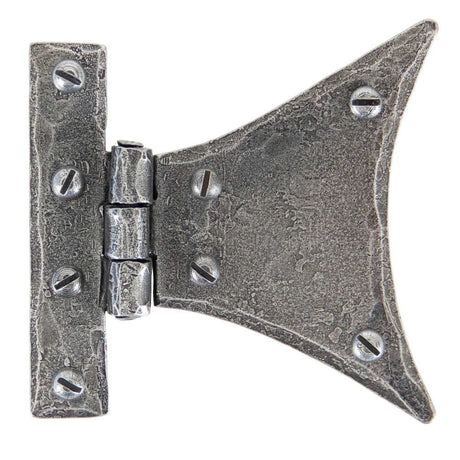 From The Anvil Hinges Pewter Patina / Butterfly Hinges / 4" x (102mm) From The Anvil - Pewter 3 ¼" Half Butterfly Hinge (pair)