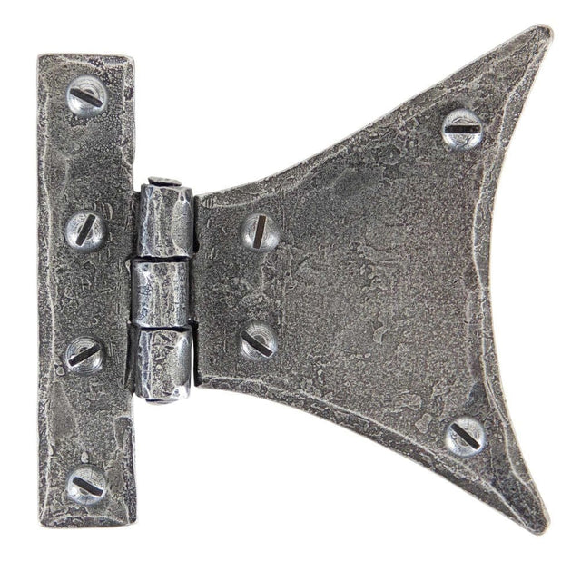 From The Anvil Hinges Pewter Patina / Butterfly Hinges / 4" x (102mm) From The Anvil - Pewter 3 ¼" Half Butterfly Hinge (pair)