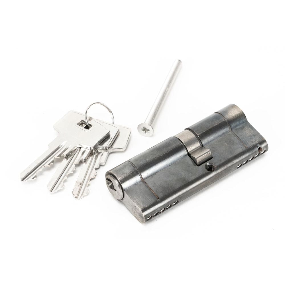 From The Anvil Locks & Latches Pewter Patina / Euro Double Cylinders / 35 x 45mm From The Anvil - Pewter 35/45 5pin Euro Cylinder KA