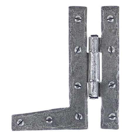 From The Anvil Hinges Pewter Patina / H & HL Hinges / 3" (76mm) From The Anvil - Pewter 3¼" HL Hinge (pair)
