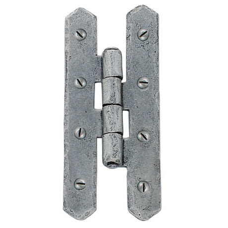 From The Anvil Hinges Pewter Patina / H & HL Hinges / 4" x (102mm) From The Anvil - Pewter 4" H Hinge (pair)