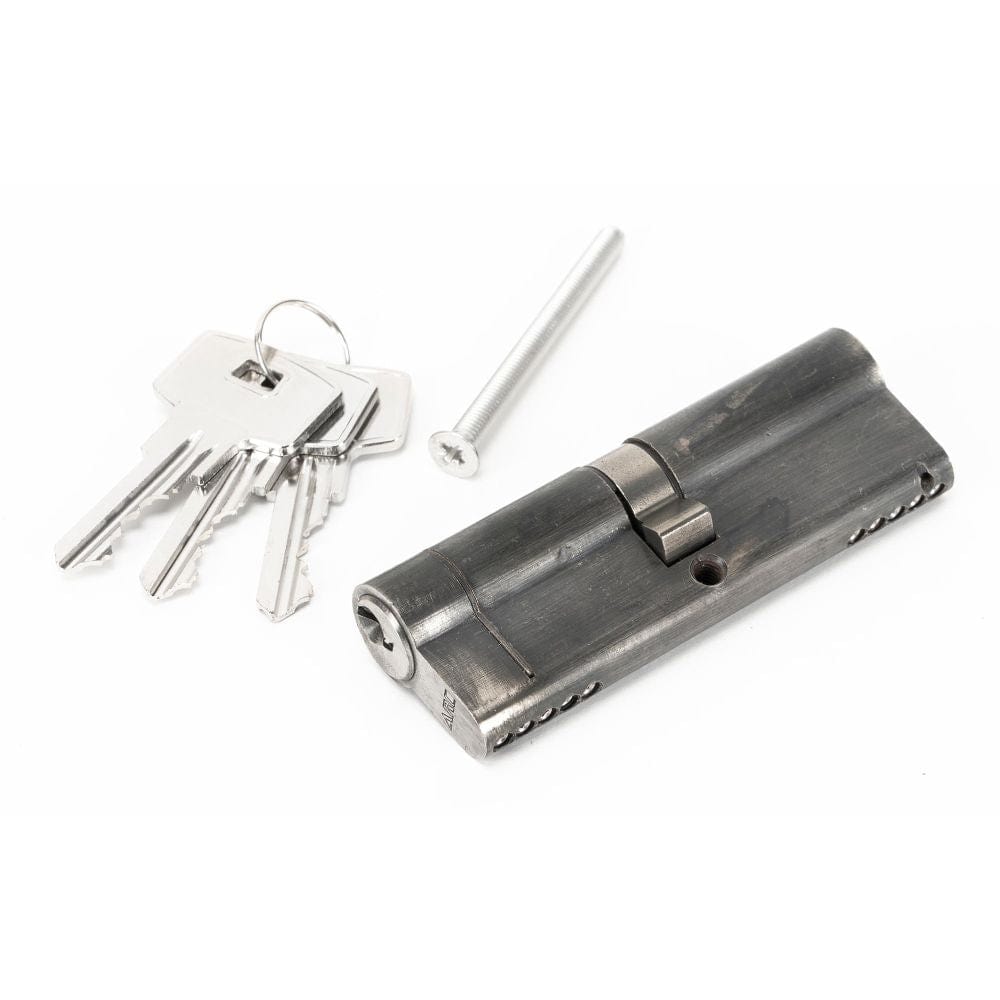 From The Anvil Locks & Latches Pewter Patina / Euro Double Cylinders / 45 x 45mm From The Anvil - Pewter 45/45 5pin Euro Cylinder KA