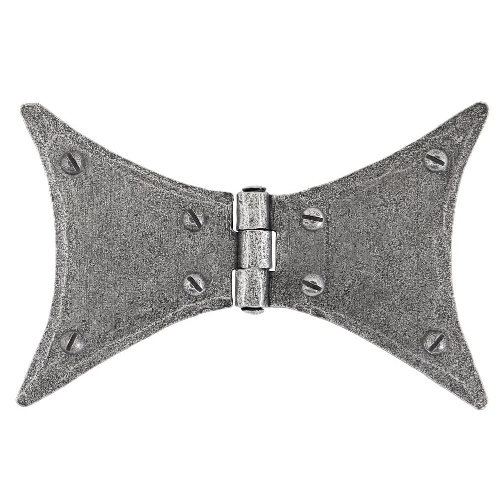 From The Anvil Hinges Pewter Patina / Butterfly Hinges / 5" (127mm) From The Anvil - Pewter 5" Butterfly Hinge (pair)