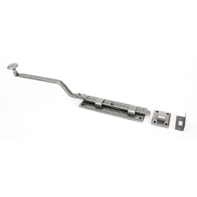 From The Anvil Accessories Pewter Patina / Straight Surface Bolts / 150mm / 6" From The Anvil - Pewter 6" French Door Bolt