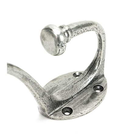 From The Anvil Accessories Pewter Patina / Hat & Coat Hooks From The Anvil - Pewter 7 3/4" Hat & Coat Hook