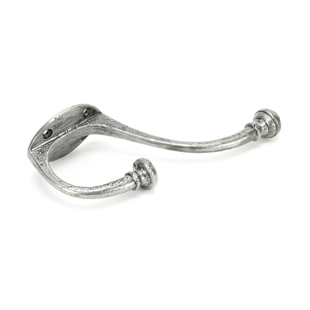 From The Anvil Accessories Pewter Patina / Hat & Coat Hooks From The Anvil - Pewter 7 3/4" Hat & Coat Hook