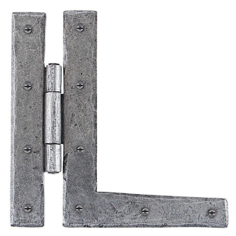From The Anvil Hinges Pewter Patina / H & HL Hinges / 7" (179mm) From The Anvil - Pewter 7" HL Hinge (pair)