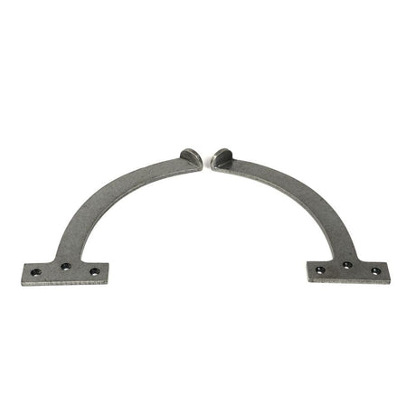 From The Anvil Window Furniture Pewter Patina / Quadrant Arm Stay From The Anvil - Pewter 8.5" Quadrant Stay (Pair)