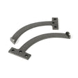 From The Anvil Window Furniture Pewter Patina / Quadrant Arm Stay From The Anvil - Pewter 8.5" Quadrant Stay (Pair)