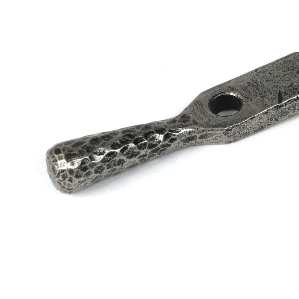 From The Anvil Window Furniture Pewter Patina / 8"/200mm From The Anvil - Pewter 8" Hammered Newbury Stay
