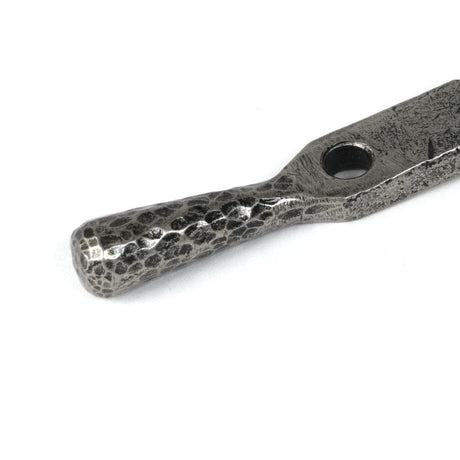 From The Anvil Window Furniture Pewter Patina / 8"/200mm From The Anvil - Pewter 8" Hammered Newbury Stay