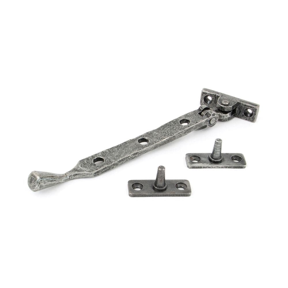 From The Anvil Window Furniture Pewter Patina / 8"/200mm From The Anvil - Pewter 8" Peardrop Stay