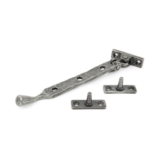 From The Anvil Window Furniture Pewter Patina / 8"/200mm From The Anvil - Pewter 8" Peardrop Stay