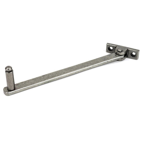From The Anvil Window Furniture Pewter Patina / Roller Arm Stay From The Anvil - Pewter 8" Roller Arm Stay