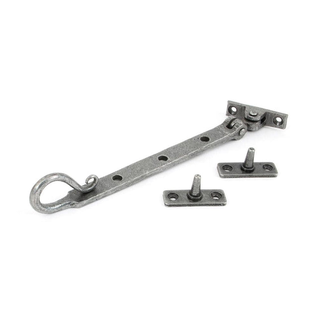 From The Anvil Window Furniture Pewter Patina / 8"/200mm From The Anvil - Pewter 8" Shepherd's Crook Stay