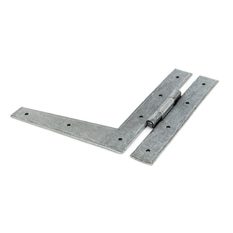 From The Anvil Hinges Pewter Patina / H & HL Hinges / 9" (229mm) From The Anvil - Pewter 9" HL Hinge (pair)