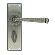 From The Anvil Door Furniture Pewter Patina / Bathroom Lock Handles From The Anvil - Pewter Avon Lever Bathroom Set