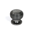 From The Anvil Cabinet Hardware Pewter Patina / Cabinet Knobs / 30mm Dia. From The Anvil - Pewter Beehive Cabinet Knob 30mm