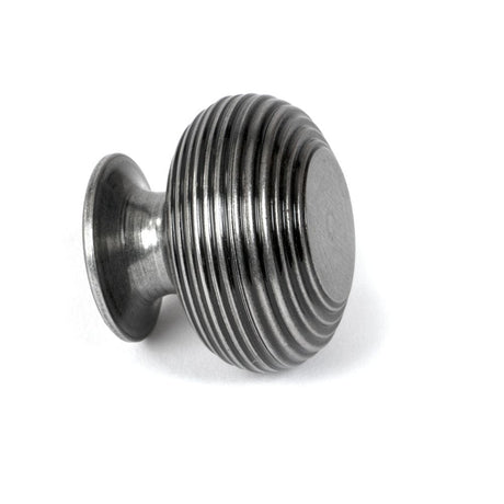 From The Anvil Cabinet Hardware Pewter Patina / Cabinet Knobs / 40mm Dia. From The Anvil - Pewter Beehive Cabinet Knob 40mm