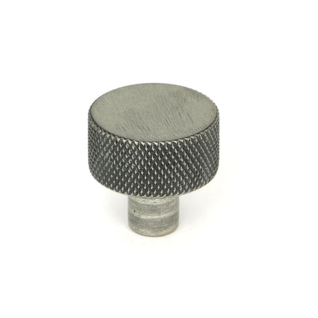 From The Anvil Cabinet Hardware Pewter Patina / Cabinet Knobs / 25mm Dia. From The Anvil - Pewter Brompton Cabinet Knob - 25mm (No rose)