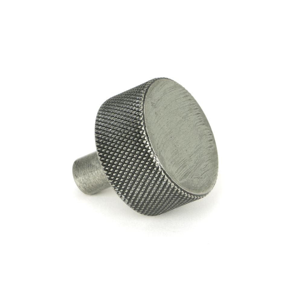 From The Anvil Cabinet Hardware Pewter Patina / Cabinet Knobs / 32mm Dia. From The Anvil - Pewter Brompton Cabinet Knob - 32mm (No rose)