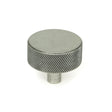 From The Anvil Cabinet Hardware Pewter Patina / Cabinet Knobs / 38mm Dia. From The Anvil - Pewter Brompton Cabinet Knob - 38mm (No rose)
