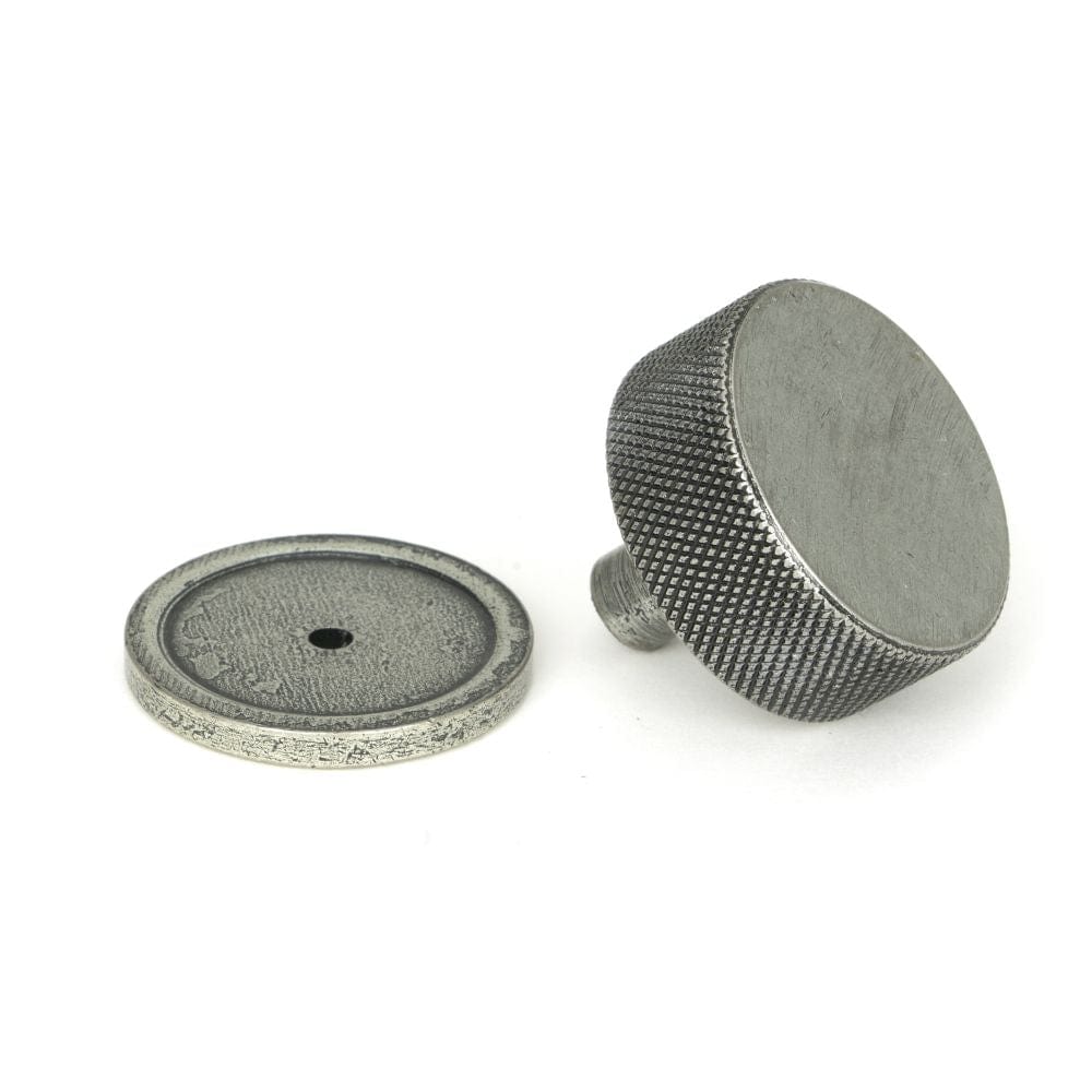 From The Anvil Cabinet Hardware Pewter Patina / Cabinet Knobs / 38mm Dia. From The Anvil - Pewter Brompton Cabinet Knob - 38mm (Plain)