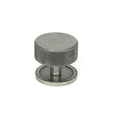 From The Anvil Cabinet Hardware Pewter Patina / Cabinet Knobs / 38mm Dia. From The Anvil - Pewter Brompton Cabinet Knob - 38mm (Plain)