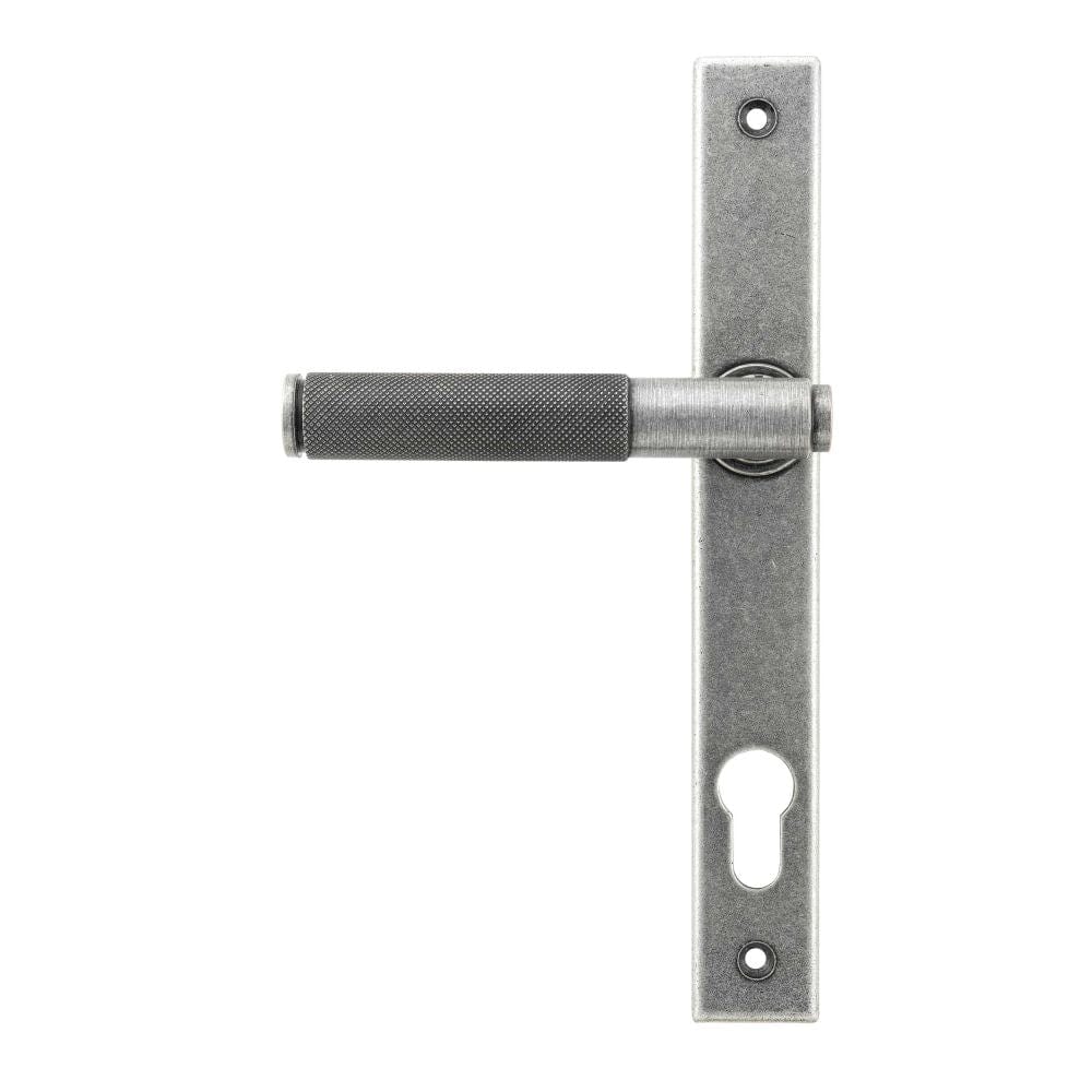 From The Anvil Door Furniture Pewter Patina / Multi Point Lock Set / 92mm c/c From The Anvil - Pewter Brompton Slimline Lever Espag. Lock Set