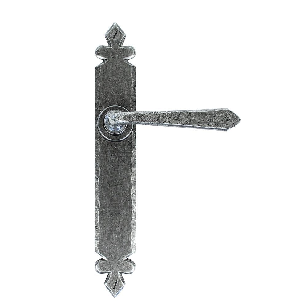 From The Anvil Door Furniture Pewter Patina / Latch Handles From The Anvil - Pewter Cromwell Lever Latch Set