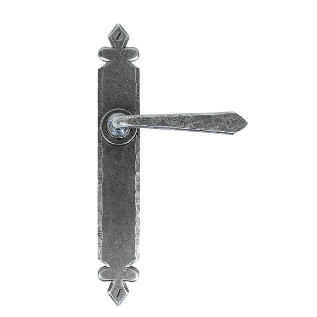 From The Anvil Door Furniture Pewter Patina / Latch Handles From The Anvil - Pewter Cromwell Lever Latch Set