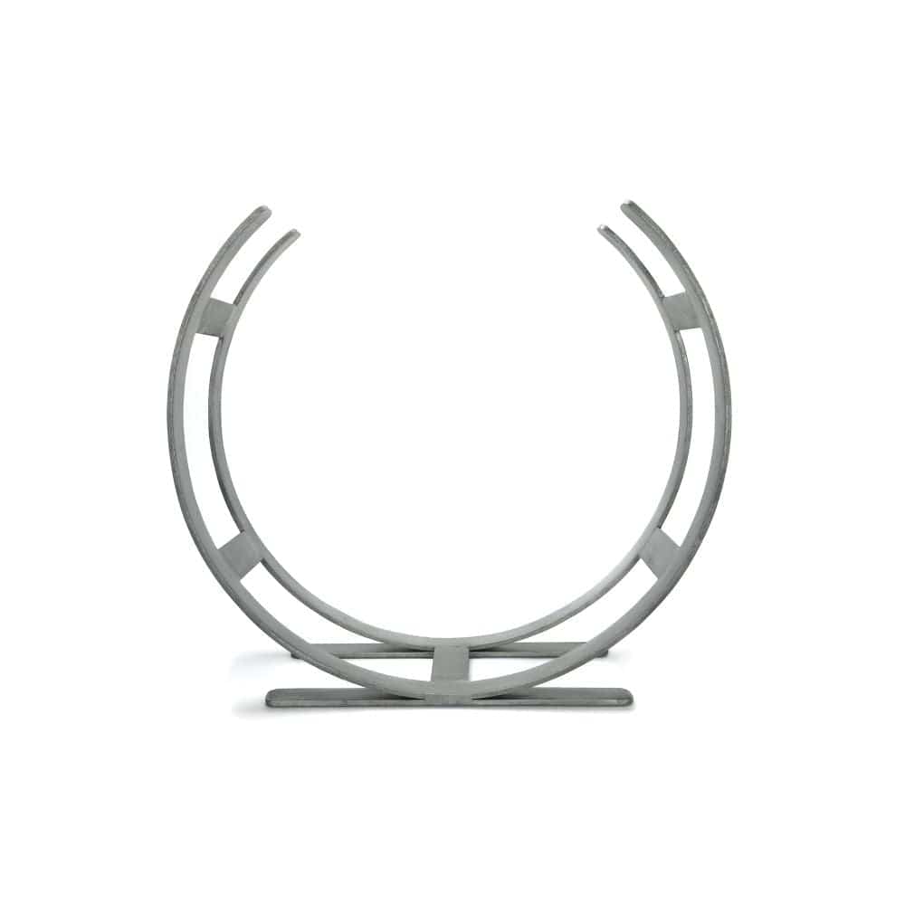 From The Anvil Home & Garden Pewter Patina / Log Holders / Curved Log Holder From The Anvil - Pewter Curved Log Holder - Large