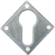 From The Anvil Door Furniture Pewter Patina / Euro Profile Escutcheons From The Anvil - Pewter Diamond Euro Escutcheon