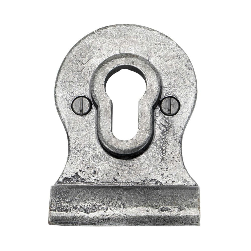 From The Anvil Door Furniture Pewter Patina / Euro Profile Cylinder Pull From The Anvil - Pewter Euro Door Pull