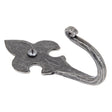 From The Anvil Accessories Pewter Patina / Single Coat Hooks From The Anvil - Pewter Fleur-De-Lys Coat Hook