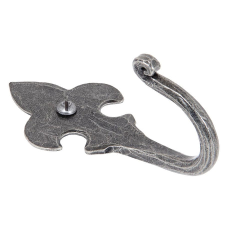 From The Anvil Accessories Pewter Patina / Single Coat Hooks From The Anvil - Pewter Fleur-De-Lys Coat Hook