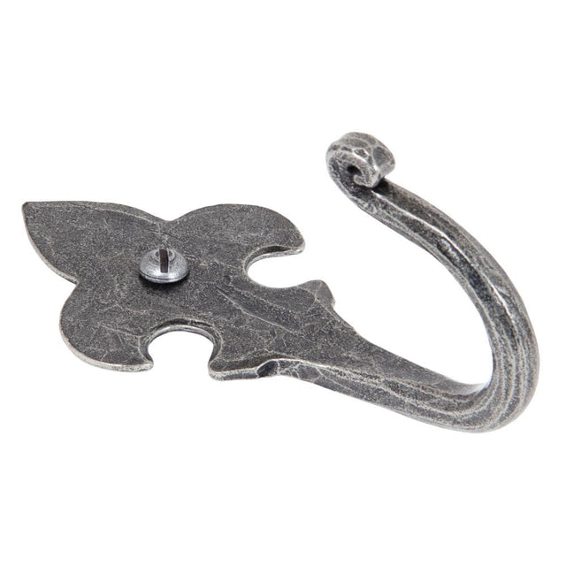 From The Anvil Accessories Pewter Patina / Single Coat Hooks From The Anvil - Pewter Fleur-De-Lys Coat Hook
