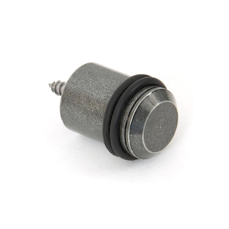 From The Anvil Door Furniture Pewter Patina / Floor Door Stop From The Anvil - Pewter Floor Mounted Door Stop