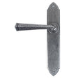 From The Anvil Door Furniture Pewter Patina / Latch Handles From The Anvil - Pewter Gothic Lever Latch Set